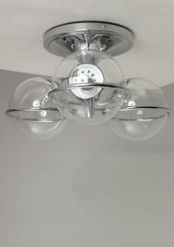 Compasso - Chandelier Model 2042/3 By Gino Sarfatti For Arteluce