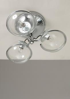 Compasso - Chandelier Model 2042/3 By Gino Sarfatti For Arteluce