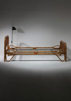 Compasso - Pair of Italian 60s Wicker Bed