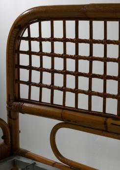 Compasso - Pair of Italian 60s Wicker Bed