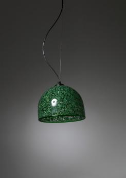Compasso - Set of Two "Neverrino" Ceiling Lamps by Luciano Vistosi for Vistosi