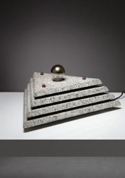 Compasso - Italian 70s One Off Granite Table Lamp