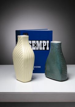 Compasso - Pair of Ceramic Vases by Giovanni Gariboldi for Richard Ginori