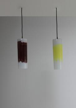 Compasso - Pair of Pendant Lamps by Venini