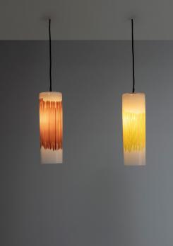 Compasso - Pair of Pendant Lamps by Venini