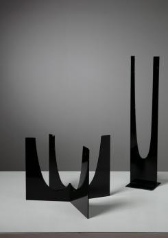 Compasso - Pair of Italian 70s Abstract Sculptures