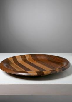 Compasso - Italian 70s Wood Tray 