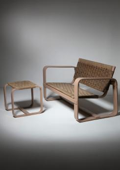 Compasso - Plywood Settee by Pagano for Maggioni