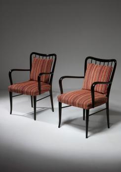 Compasso - Pair of Armchairs attributed to Paolo Buffa