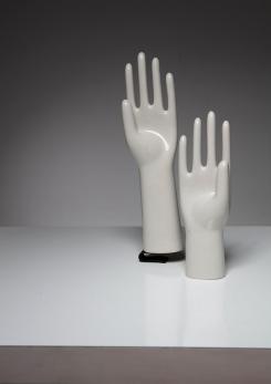 Compasso - Pair of Porcelain Glove Molds