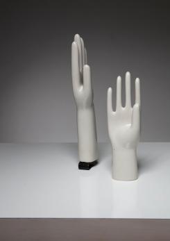 Compasso - Pair of Porcelain Glove Molds