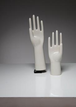 Compasso - Pair of Porcelain Glove Molds