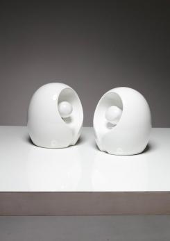 Compasso - Pair of "Tordella" Table Lamps by Sacchetti for Sirrah