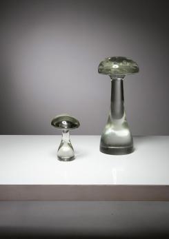 Compasso - Set of "Mushroom" Glass Sculptures by Cenedese