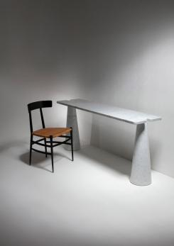 Compasso - Marble Console by Angelo Mangiarotti for Skipper