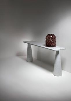 Compasso - Marble Console by Angelo Mangiarotti for Skipper