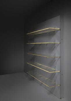 Compasso - Wall Lighting Shelf by Roberto Monsani for Acerbis