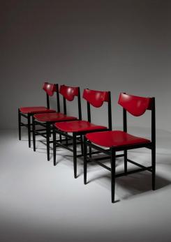 Compasso - Set of Four Chairs by Cassina