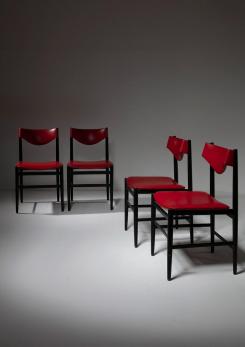 Compasso - Set of Four Chairs by Cassina