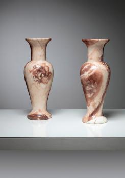 Compasso - Pair of Marble Vases