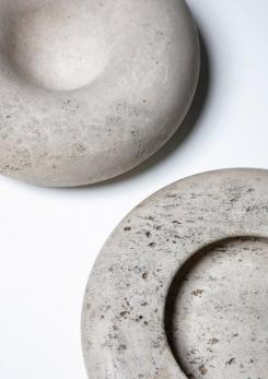 Compasso - Set of Two Stone Centerpieces by Giusti and Di Rosa for Up&Up