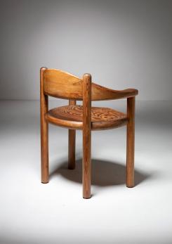 Compasso - Chestnut 60's Armchair by Rainer Daumiller