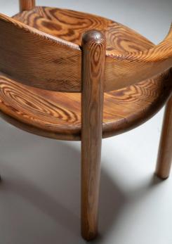 Compasso - Chestnut 60's Armchair by Rainer Daumiller