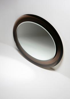 Compasso - Italian 70s Oval Wall Mirror