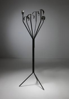 Compasso - "Erato"  Metal Coat Rack by BBPR for Artemide, Italy, 1960s