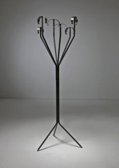 Compasso - "Erato"  Metal Coat Rack by BBPR for Artemide, Italy, 1960s