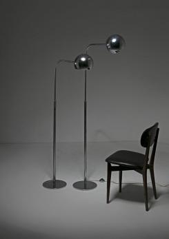 Compasso - Pair of "25" Floor Lamps by Sergio Asti for Candle