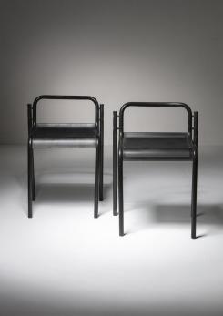 Compasso - Pair of "CDO" Stools by Caccia Dominioni for Azucena