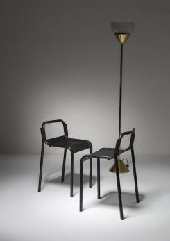 Compasso - Pair of "CDO" Stools by Caccia Dominioni for Azucena