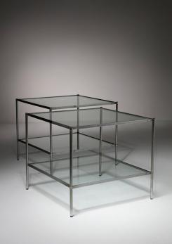 Compasso - Pair of "Montecarlo" Side Tables by Corrado Corradi dell'Acqua for Azucena