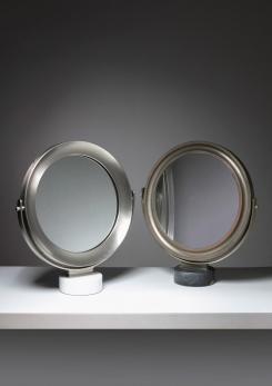 Compasso - Pair of "Narciso" Table Mirrors by Sergio Mazza for Artemide