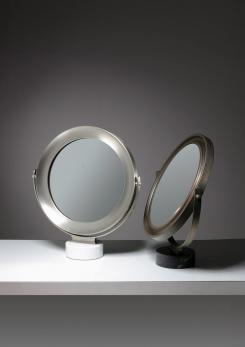 Compasso - Pair of "Narciso" Table Mirrors by Sergio Mazza for Artemide