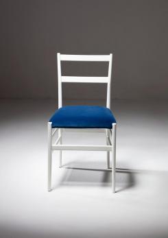 Compasso - Set of Four "Leggera" Chairs by Gio Ponti for Cassina