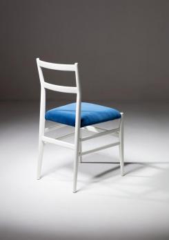 Compasso - Set of Four "Leggera" Chairs by Gio Ponti for Cassina