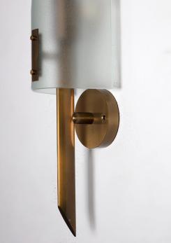 Compasso - Pair of Wall Lamps by Angelo Lelii for Arredoluce