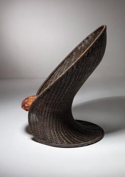 Compasso - "Foglia" Lounge Chair by Travasa for Bonacina Compasso - "Foglia" Lounge Chair by Travasa for Bonacina