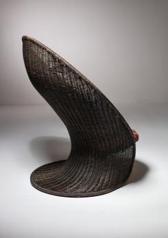 Compasso - "Foglia" Lounge Chair by Travasa for Bonacina Compasso - "Foglia" Lounge Chair by Travasa for Bonacina