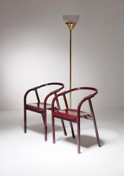 Compasso - Pair of "Otto" Chairs by Toffoloni and Palange for Ibis