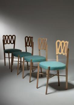 Compasso - Set of Four Model 969 Chairs by Gio Ponti for Montina