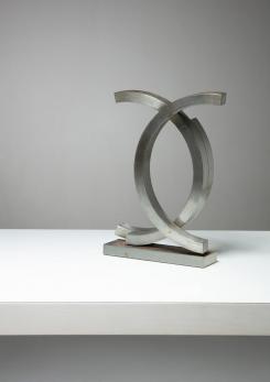 Compasso - Italian 70s Steel Geometric Sculpture