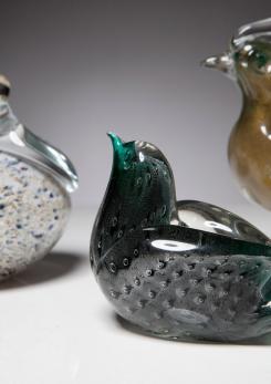 Compasso - Murano Glass Birds by Alfredo Barbini / VAMSA