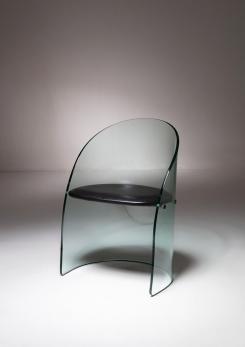 Compasso - Glass Chair Attributed to Nani Prina for Rimadesio Compasso - Glass Chair Attributed to Nani Prina for Rimadesio
