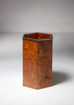 Compasso - Italian 70s Burl Umbrella Stand