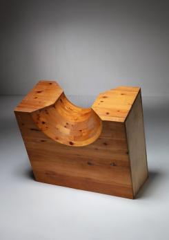 Compasso - Large Solid Wood abstract Sculpture