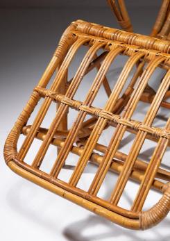 Compasso - Italian 60s Reclining Wicker Chair