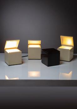 Compasso - Set of Four "Cuboluce" Table Lamps by Studio OPI for Cini & Nils